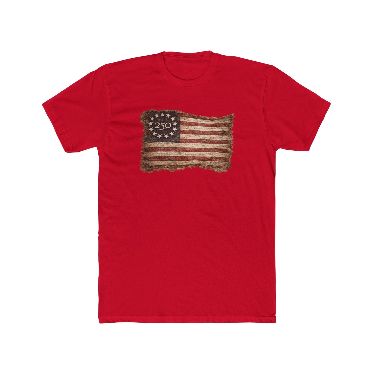America's 250th Anniversary Vintage Betsy Ross Flag Edition T-Shirt