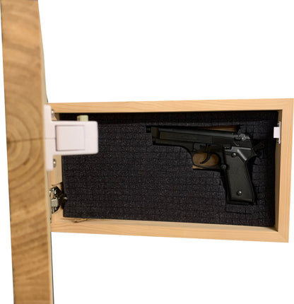 Blue Line American Flag Hidden Gun Storage, Customizable Thin Blue Line Concealment Flag for Police Officers and Law Enforcement Professionals
