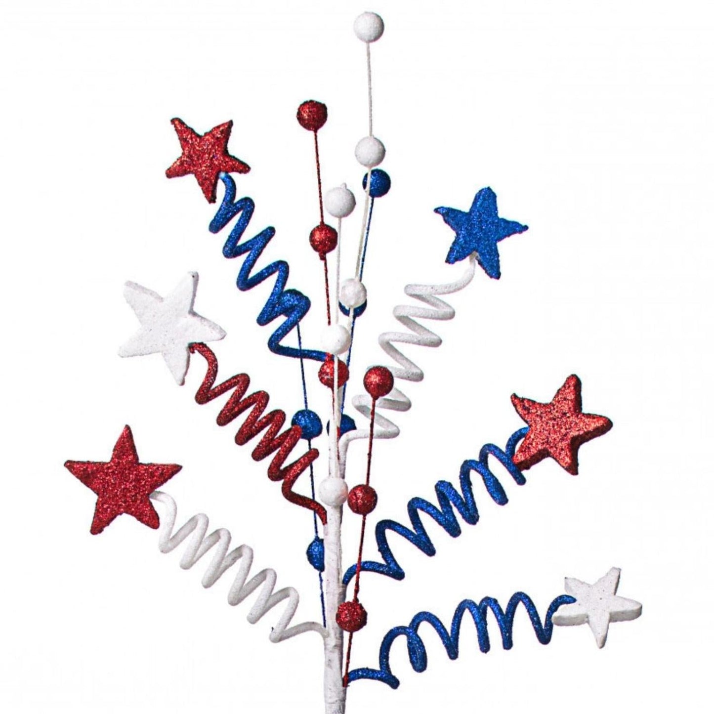 24" Patriotic Star Ball & Twist Spray