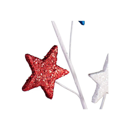 28" Patriotic Uncle Sam Hat Stars Spray