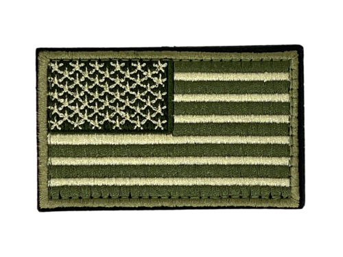 JupiterGear Tactical USA Flag Patch with Detachable Backing