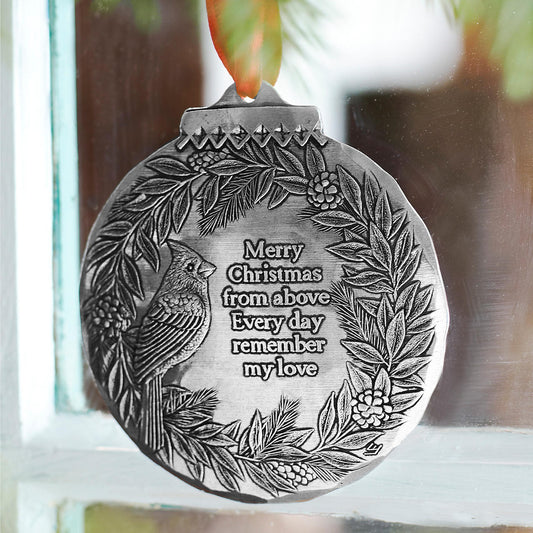 Cardinal Remembrance Ornament by Wendell August Forge