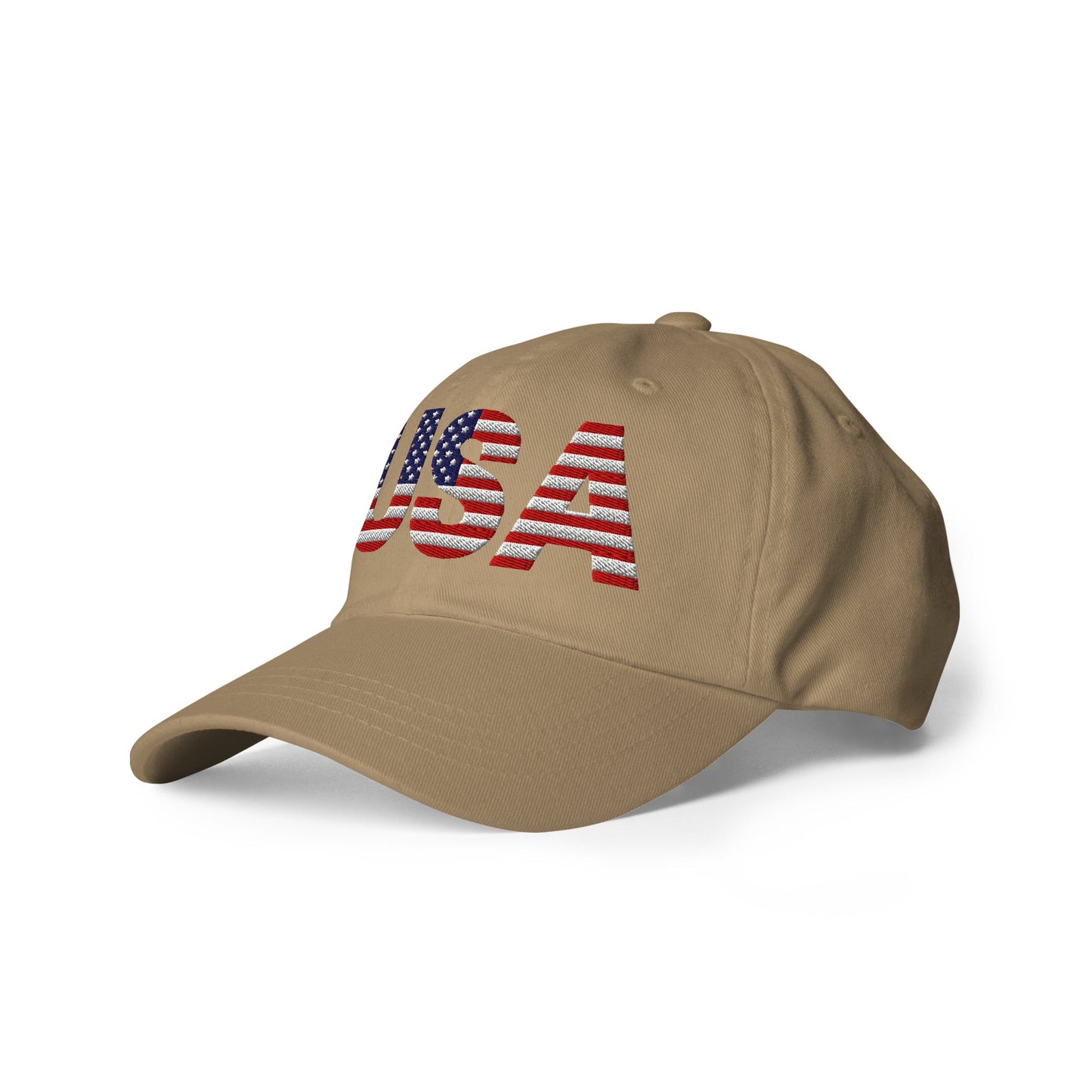 USA Baseball Hat | Embroidered Cotton Twill Cap