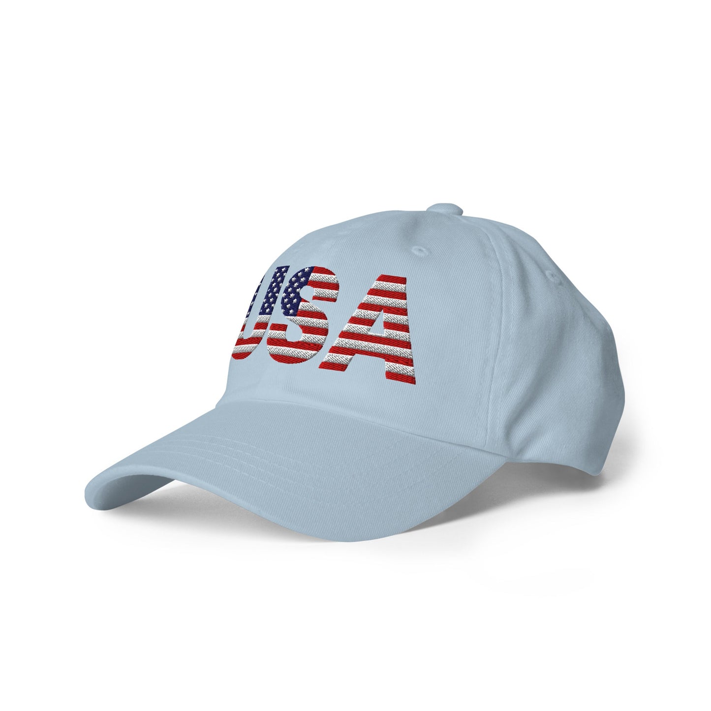 USA Baseball Hat | Embroidered Cotton Twill Cap