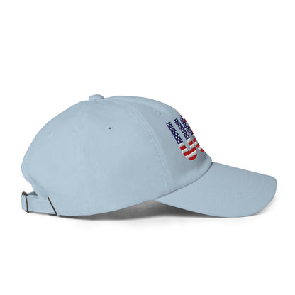USA Baseball Hat | Embroidered Cotton Twill Cap