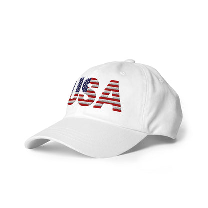 USA Baseball Hat | Embroidered Cotton Twill Cap
