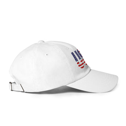 USA Baseball Hat | Embroidered Cotton Twill Cap