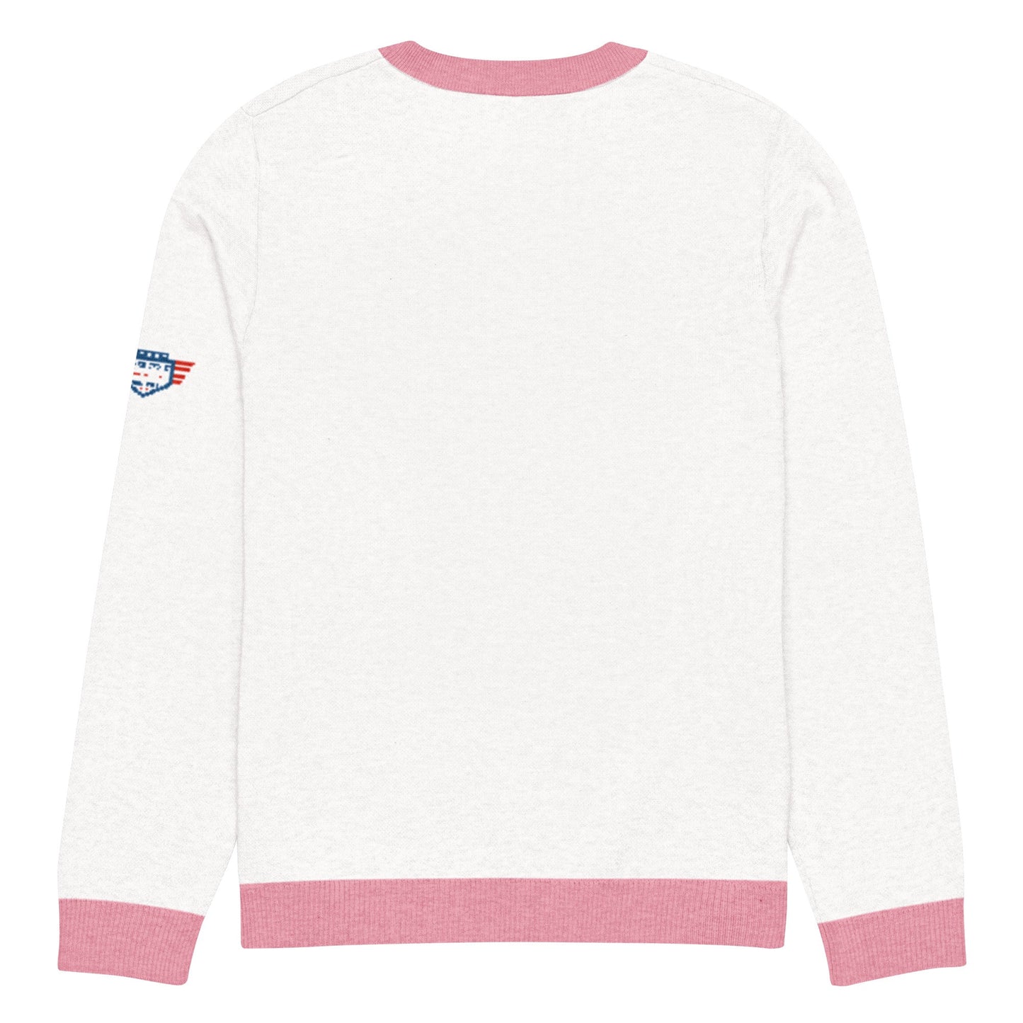 Freedom Knitted Crew Neck Sweater | Patriotic Pullover