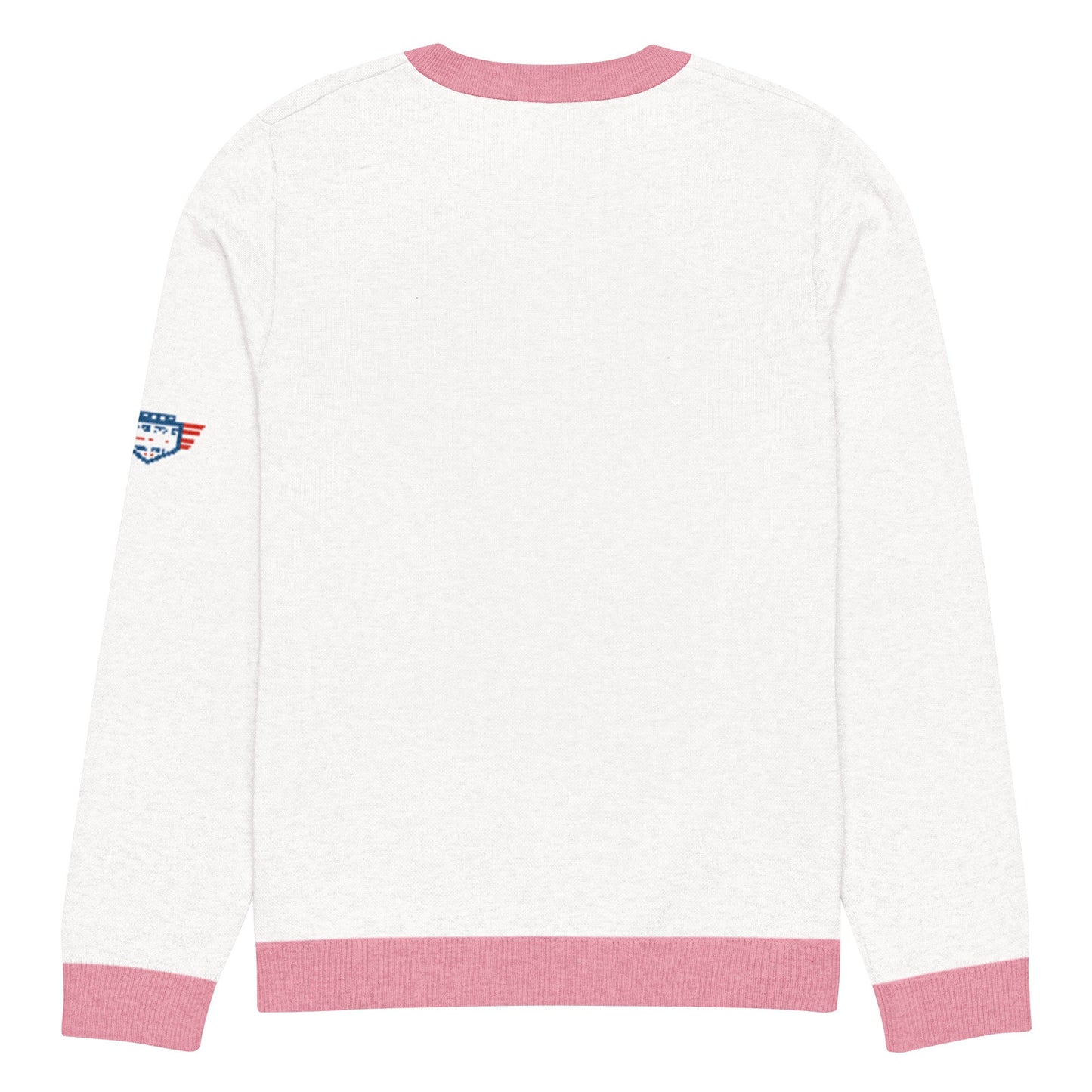 Freedom Knitted Crew Neck Sweater | Patriotic Pullover