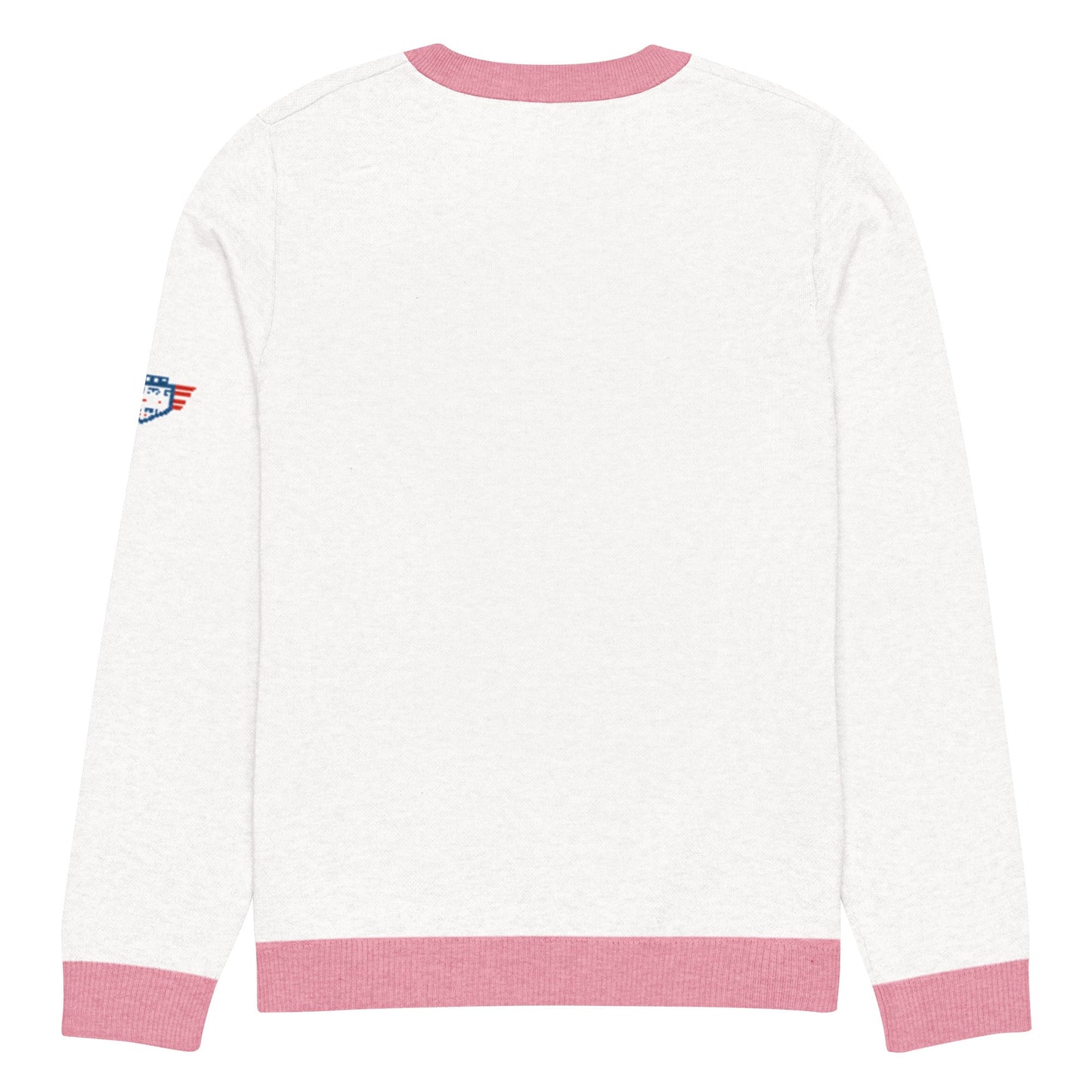 Freedom Knitted Crew Neck Sweater | Patriotic Pullover