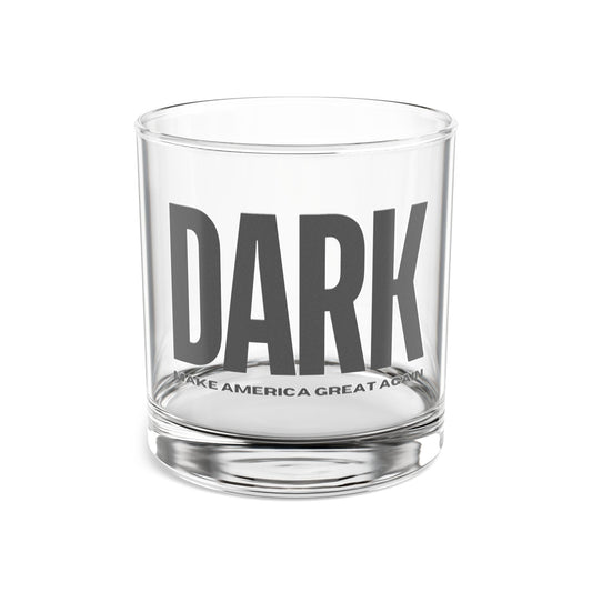 Dark Make America Great Again Rocks Glass