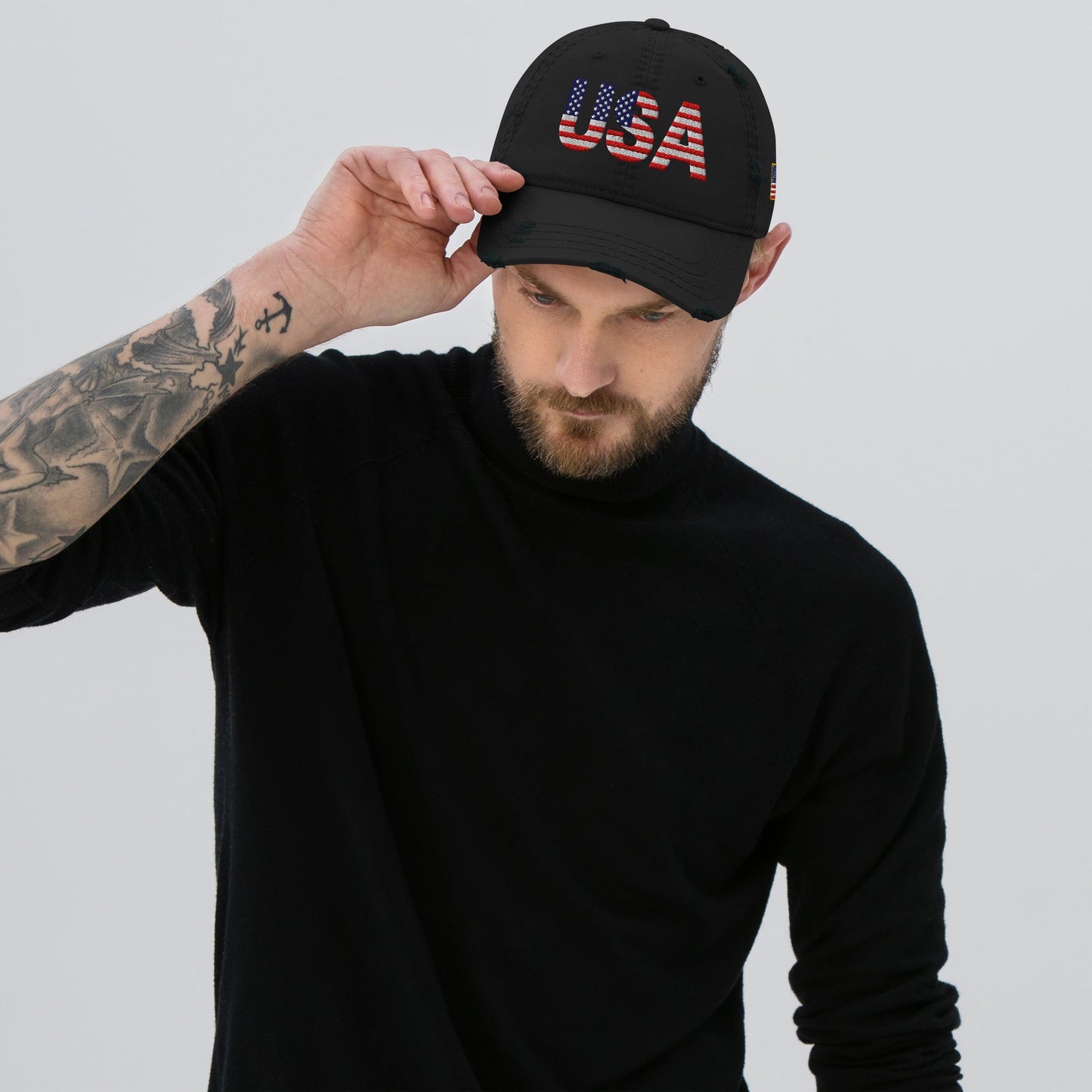 USA Distressed Dad Hat | Patriotic Baseball Cap
