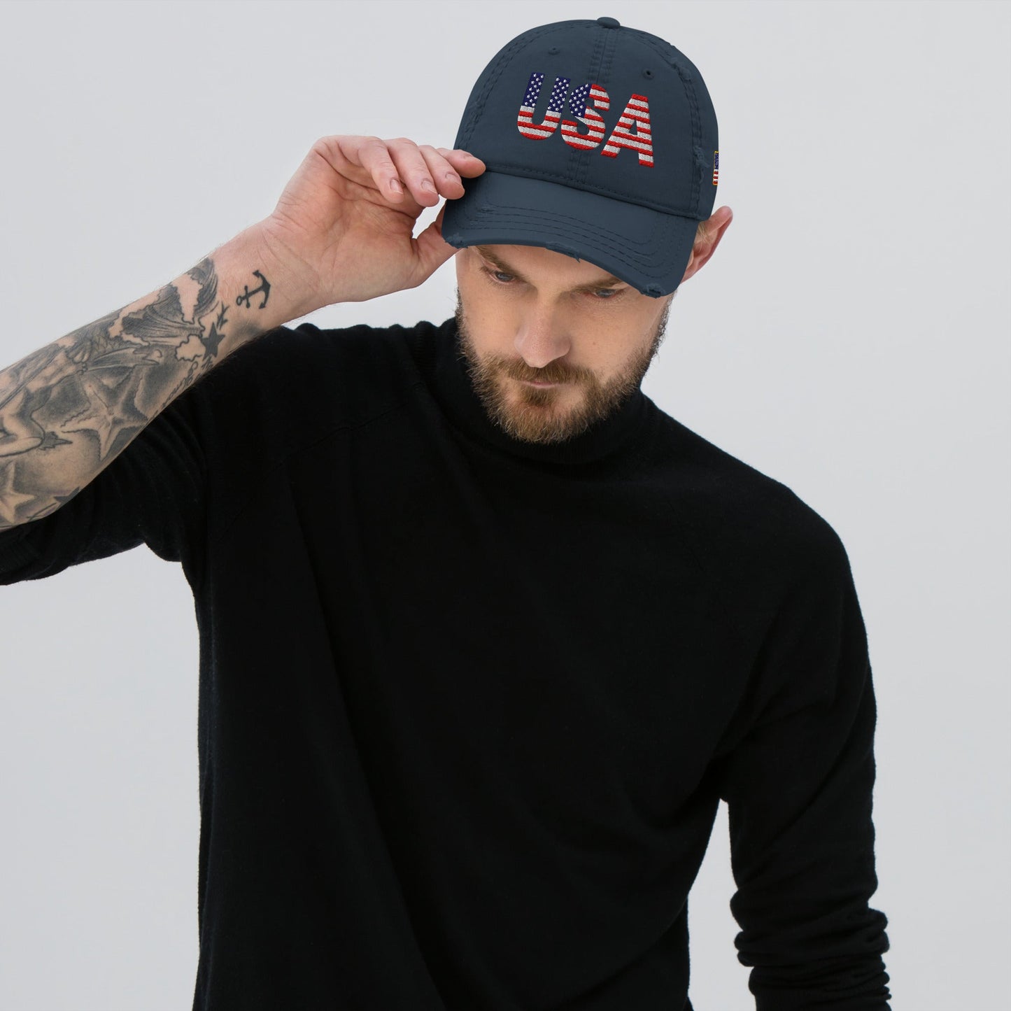 USA Distressed Dad Hat | Patriotic Baseball Cap