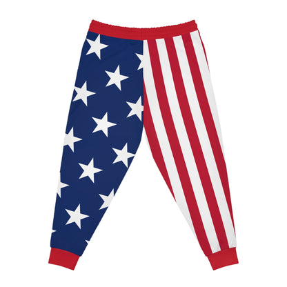 USA Flag Jogger Pants – Patriotic Athletic Wear | Shop250America