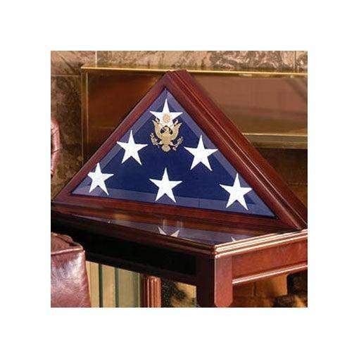 Flag Shadow Box, Large coffin flag display case