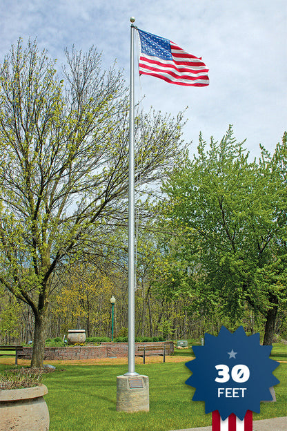 30ft Hurricane Flagpole - ECH30