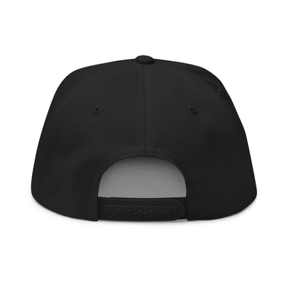 USA Flat Bill Cap | Embroidered Snapback Hat