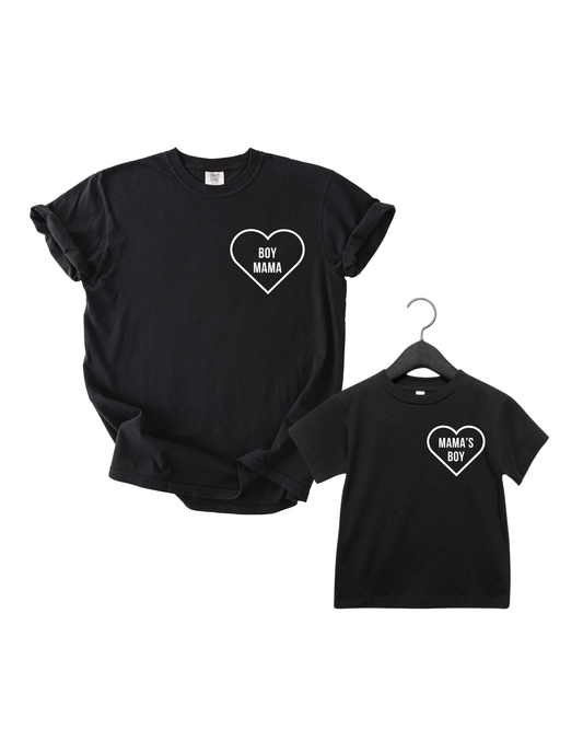 Boy Mama Tee 🖤 - See Matching Mama's Boy Tee!