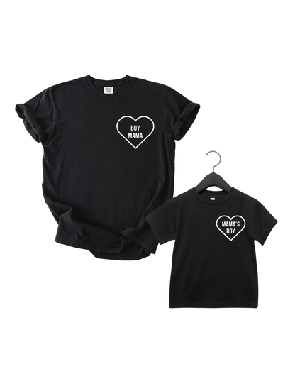 Mama's Boy Tee  🖤 - See Matching Boy Mama Tee!