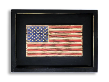 Old Glory Wooden Desk Flag – American Oak | Made in USA | Flags of Valor