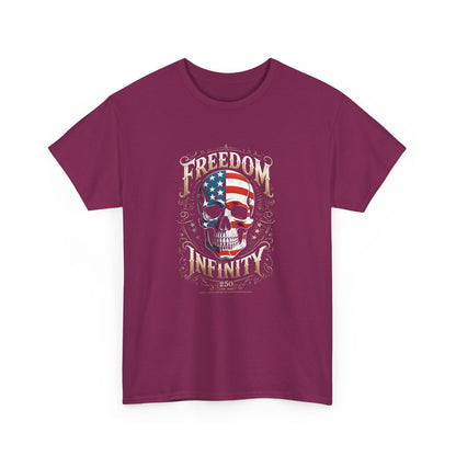 Freedom Infinity America 250 Years Skull T-Shirt