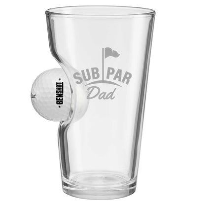 Golf Ball Glasses for Dad