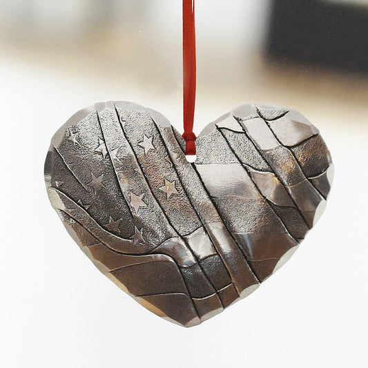 Heart of America Ornament (Aluminum)