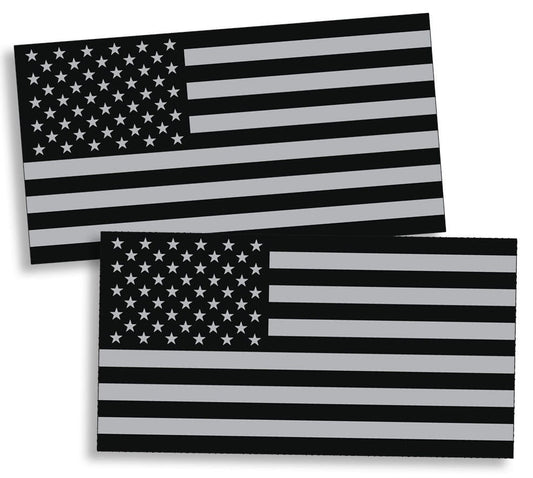 Black OPS Gray USA Flag Sticker American Military Car Truck Decal