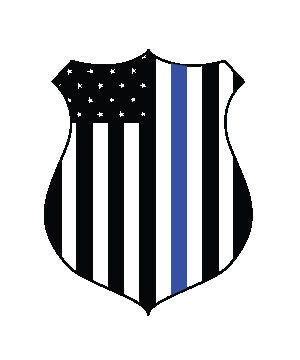 Blue Lives Matter American Flag Police Car Truck Decal Sticker Thin