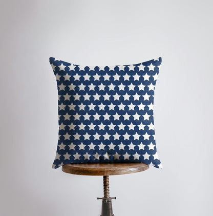 Fourth of July | Stars | Pillow Cover | Memorial Gift | Throw Pillow |
