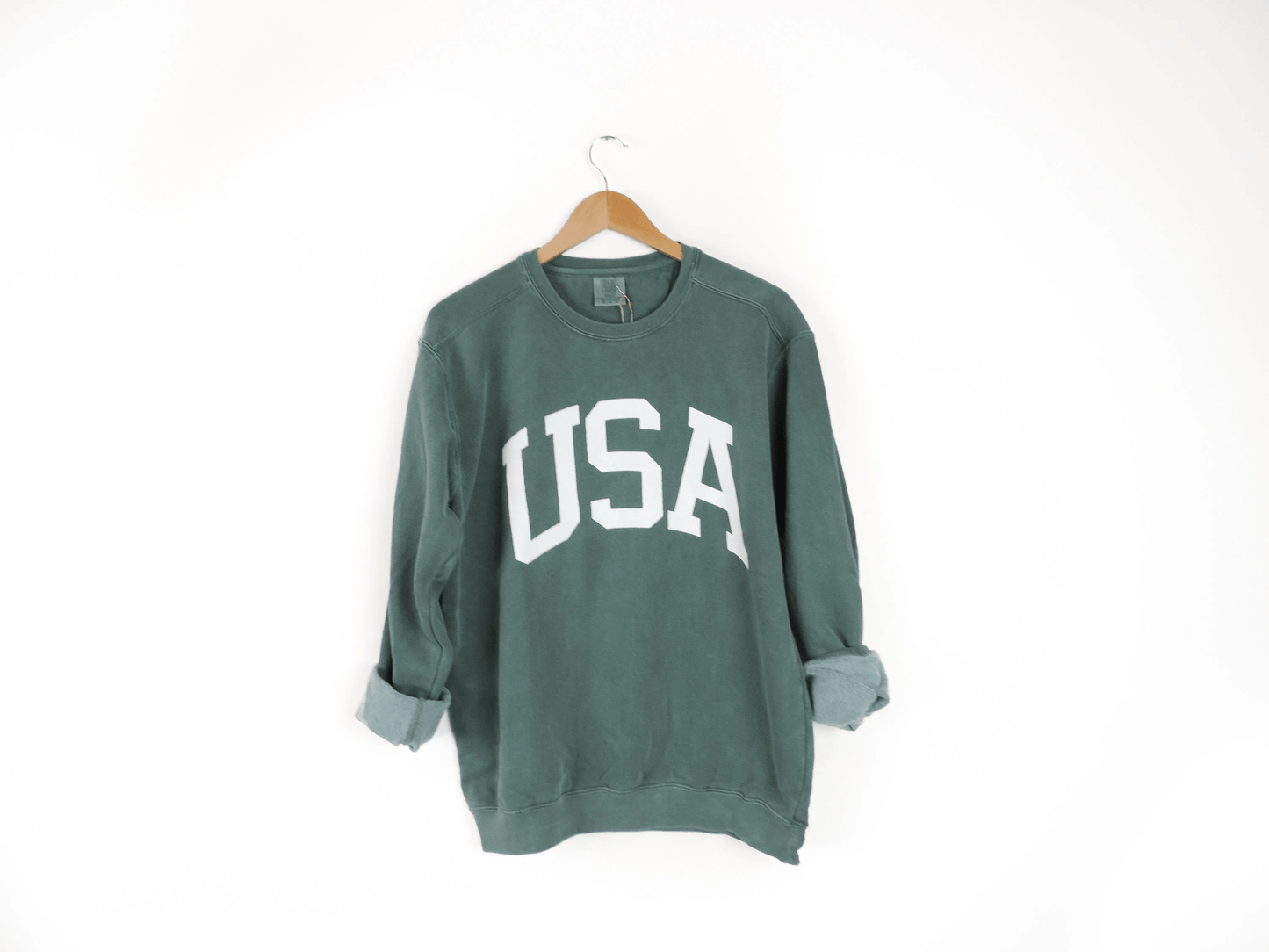 USA Crewneck - Retro Patriotic Sweatshirt | Wild Kard Vintage