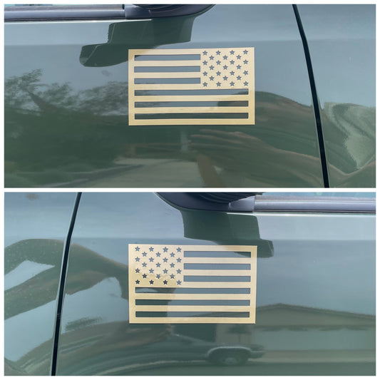American Flag Magnet Set  - Desert Tan / FDE (Premium Color)