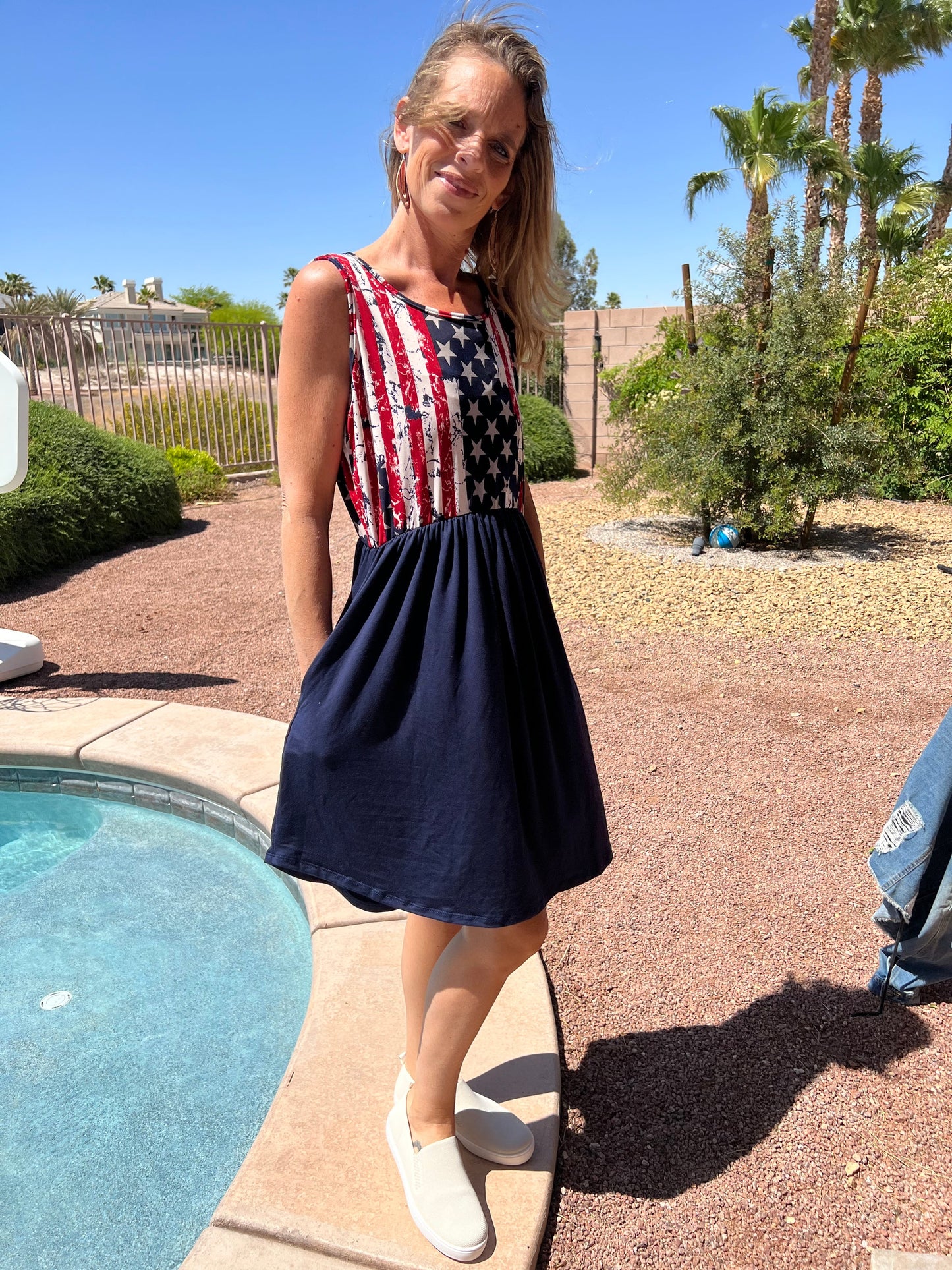 Patriotic Knit Dress