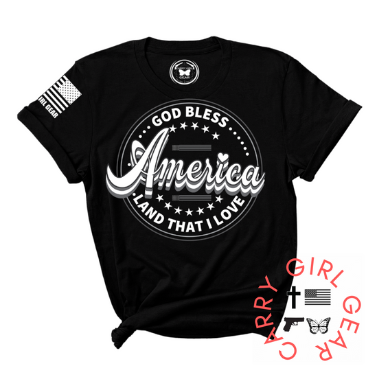LAND THAT I LOVE Tee – Patriotic Women's Shirt | Shop250America