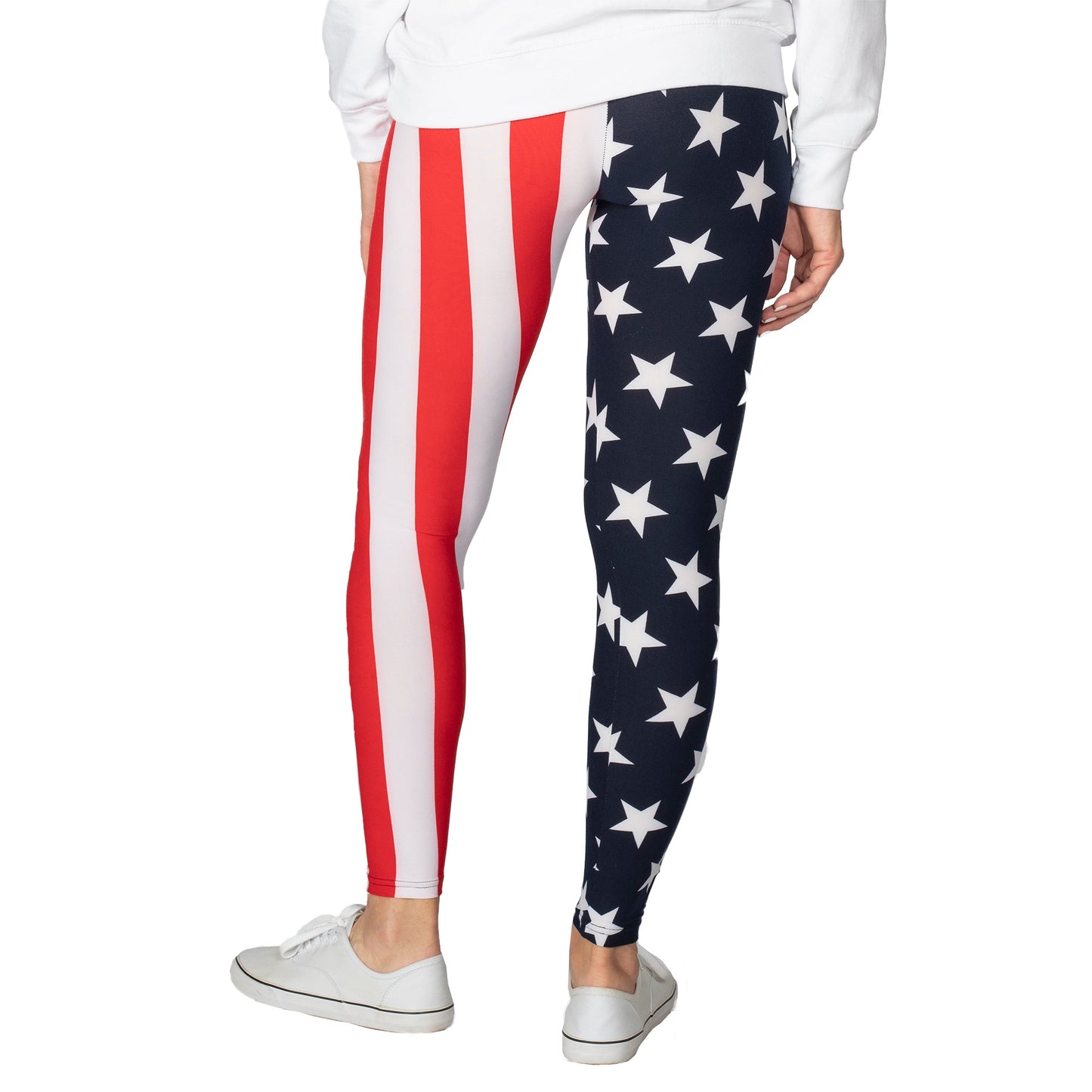 America 250 Patriotic Flag Leggings with Bracelet – Women's