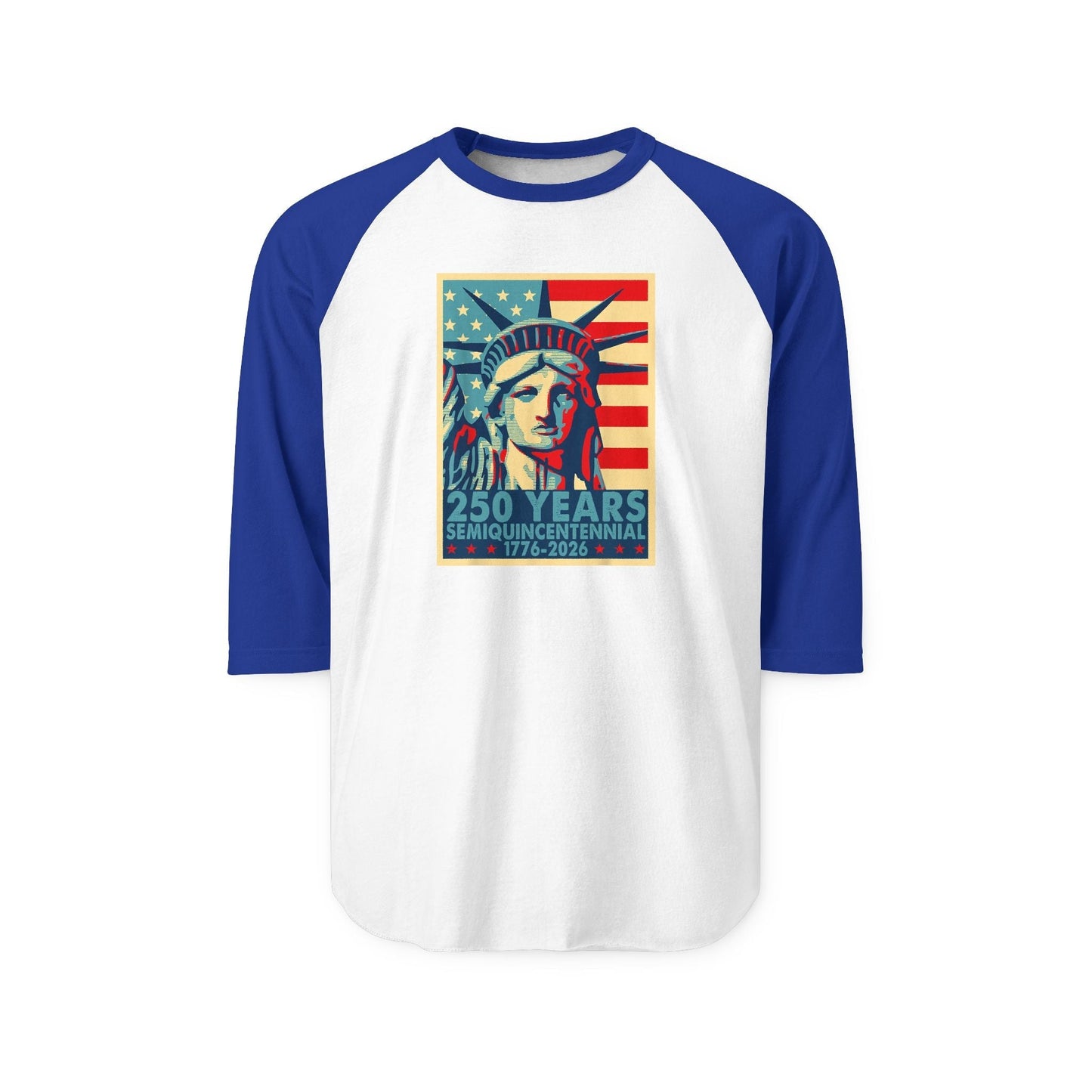 Liberty Semiquincentennial Raglan Tee – America’s 250th Anniversary