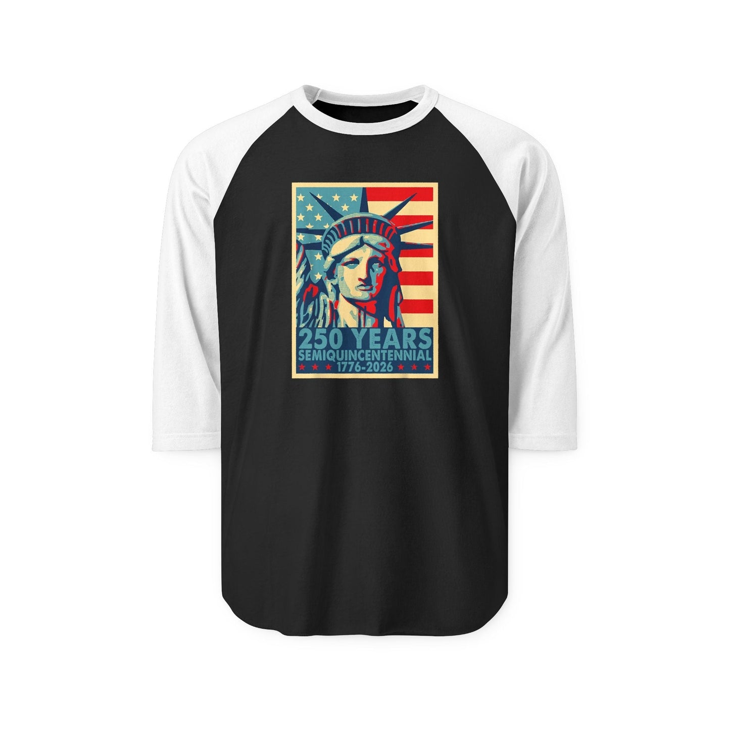 Liberty Semiquincentennial Raglan Tee – America’s 250th Anniversary