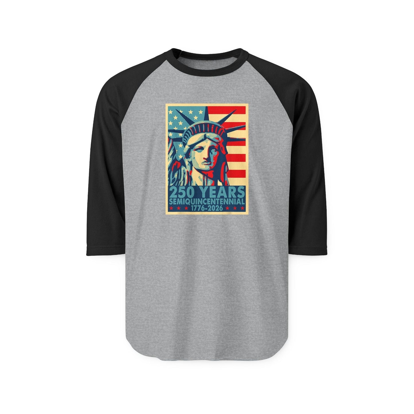 Liberty Semiquincentennial Raglan Tee – America’s 250th Anniversary