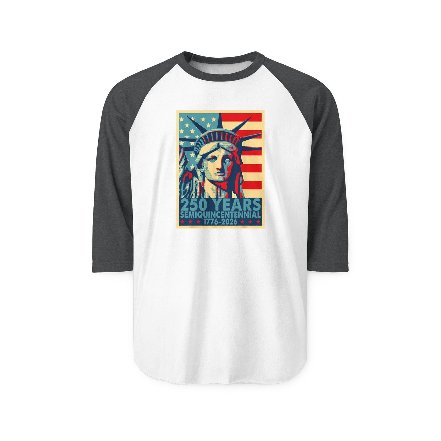 Liberty Semiquincentennial Raglan Tee – America’s 250th Anniversary