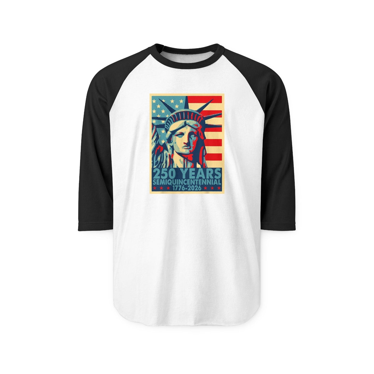 Liberty Semiquincentennial Raglan Tee – America’s 250th Anniversary