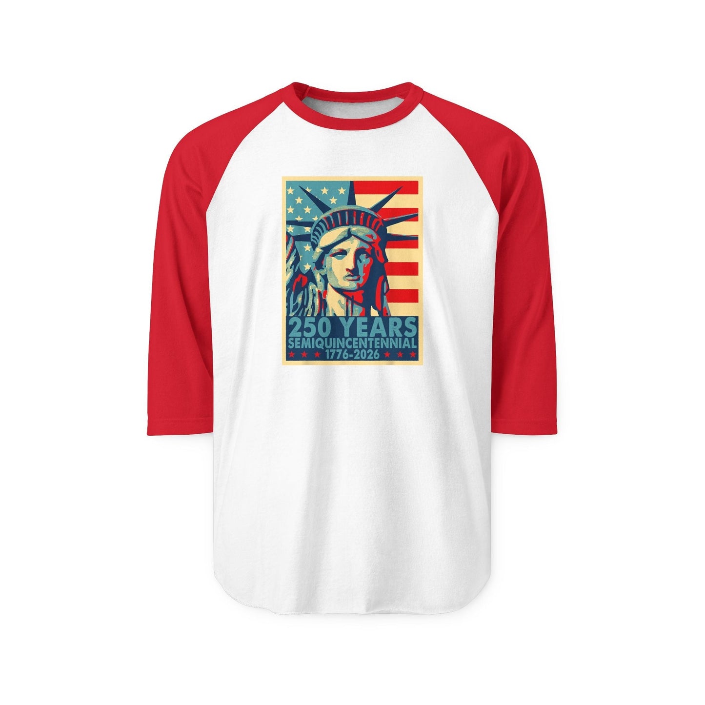 Liberty Semiquincentennial Raglan Tee – America’s 250th Anniversary
