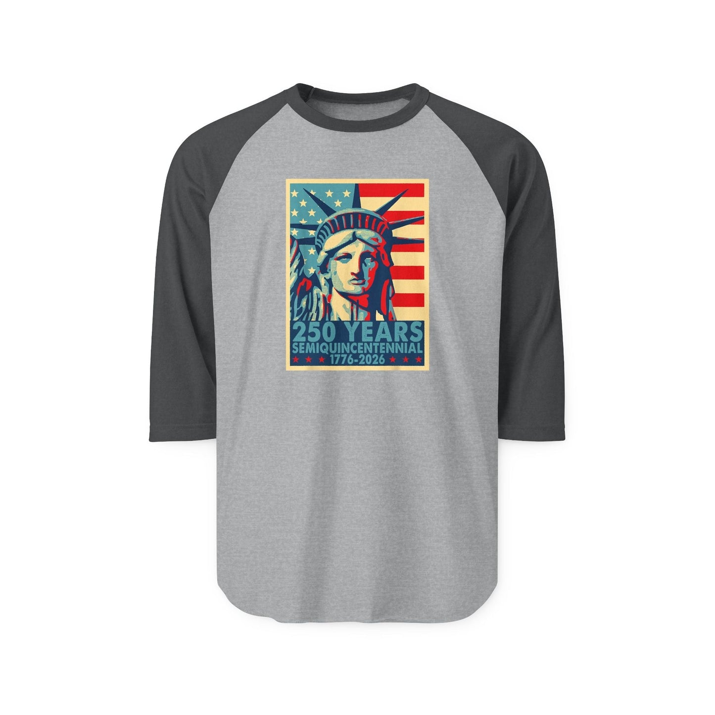 Liberty Semiquincentennial Raglan Tee – America’s 250th Anniversary