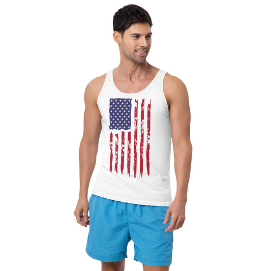 Flag Tank Unisex Tank Top | Patriotic Apparel