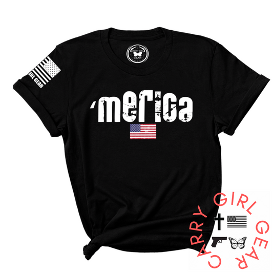 'MERICA TEE – Patriotic Women's Shirt | Shop250America
