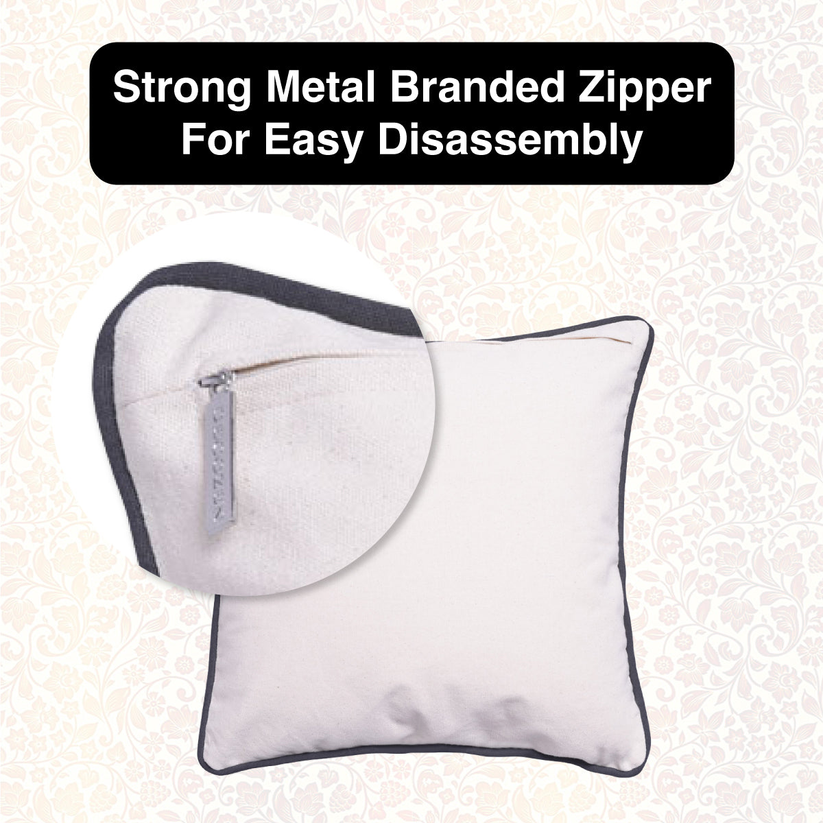 Patriotic Design Printed Throw Pillow Cover - Set of 3, 18 x 18 Inches