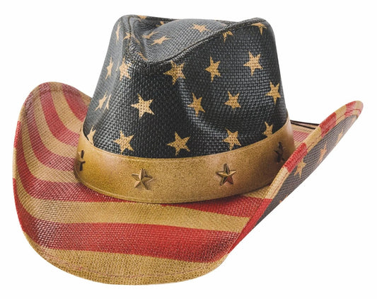 Bullhide Old Glory | Straw Cowboy Hat