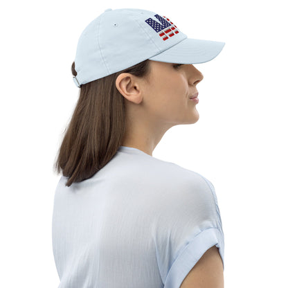 Mom USA Pastel Baseball Hat | Patriotic Headwear