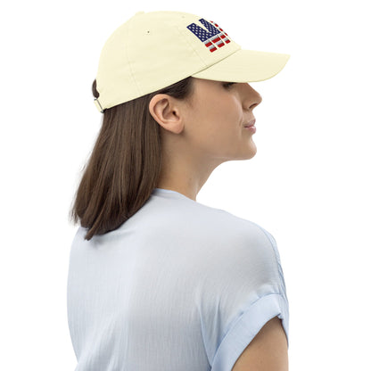 Mom USA Pastel Baseball Hat | Patriotic Headwear