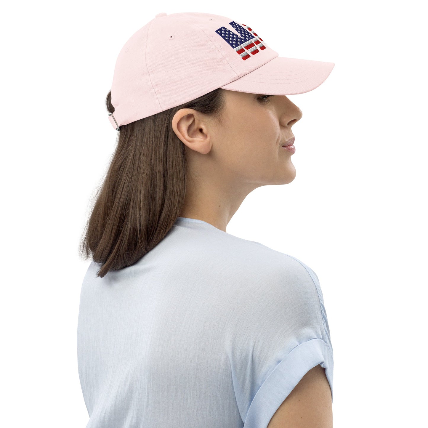 Mom USA Pastel Baseball Hat | Patriotic Headwear