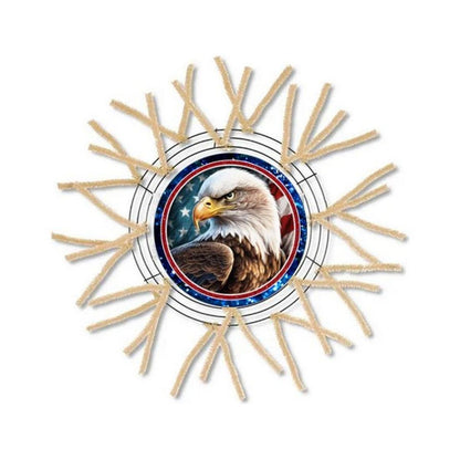 Patriotic American Eagle Four Round Sign